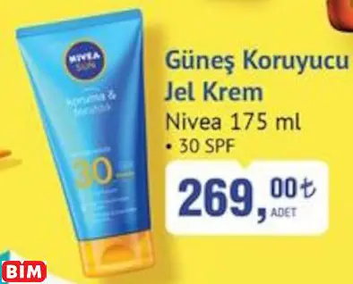 NİVEA  GÜNEŞ KORUYUCU JEL KREM